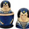 DEALERS LOT OF RUSSIAN NAVY MATRYOSHKA DOLL SETS PIC-4