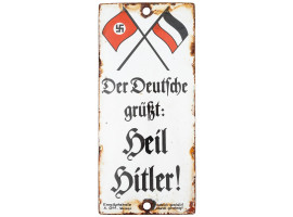 WWII NAZI GERMAN NSDAP PROPAGANDA STREET SIGN