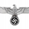 WWII NAZI GERMAN REICHSADLER EAGLE RAILWAY PLATE PIC-0