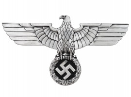 WWII NAZI GERMAN REICHSADLER EAGLE RAILWAY PLATE