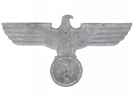 WWII NAZI GERMAN REICHSADLER EAGLE RAILWAY PLATE