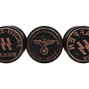 WWII NAZI GERMAN WAFFEN SS HAND STAMPS 3 PCS PIC-0