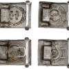 WWII NAZI GERMAN WAFFEN SS TOTENKOPF BELT BUCKLES PIC-2