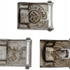 WWII NAZI GERMAN MILITARY BELT BUCKLES, 3 PCS PIC-2