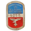 WWII NAZI GERMAN BENZ FACTORY EMPLOYEE BADGE PIC-0