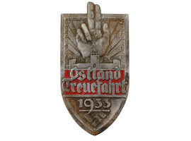 WWII GERMAN THIRD REICH OSTLAND METAL PLAQUES