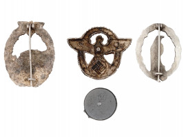 WWII NAZI GERMAN MILITARY AND POLICE BADGES