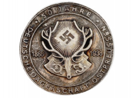 WWII GERMAN NAZI MILITARY AND HUNTING BADGES