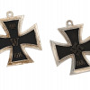 WWI AND WWII NAZI GERMAN GRAND IRON CROSSES SET PIC-0