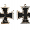 WWI AND WWII NAZI GERMAN GRAND IRON CROSSES SET PIC-2