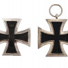 WWI AND WWII NAZI GERMAN GRAND IRON CROSSES SET PIC-2