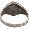WWII GERMAN WAFFEN SS PANZER ASSAULT SILVER RING PIC-5
