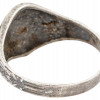 WWII GERMAN WAFFEN SS PANZER ASSAULT SILVER RING PIC-4