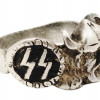 WWII GERMAN THIRD REICH SS 800 SILVER WIKING RING PIC-1