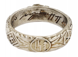 WWII GERMAN THIRD REICH SS HIMMLER HONOR RING