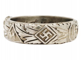 WWII GERMAN THIRD REICH SS HIMMLER HONOR RING