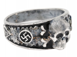 WWII NAZI GERMAN 3RD REICH AHNENERBE MEMBERS RING