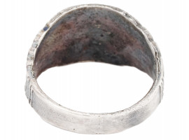 WWII GERMAN WAFFEN SS WIKING NORDLAND SILVER RING