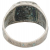 WWII GERMAN WAFFEN SS PANZER WIKING SILVER RING PIC-5