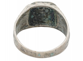 WWII GERMAN WAFFEN SS PANZER WIKING SILVER RING