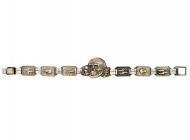 WWII NAZI GERMAN ERA WAFFEN SS TOTENKOPF BRACELET