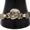 WWII NAZI GERMAN ERA WAFFEN SS TOTENKOPF BRACELET PIC-2