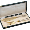 NAZI GERMAN SILVER GOERING CARVING SET IN BOX PIC-0