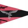 WWII NAZI GERMAN MILITARY LUFTWAFFE PENNANT FLAG PIC-1