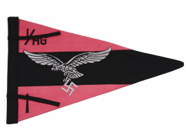 WWII NAZI GERMAN MILITARY LUFTWAFFE PENNANT FLAG