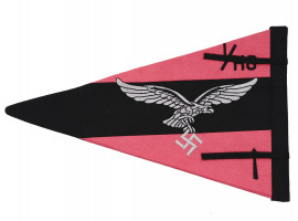 WWII NAZI GERMAN MILITARY LUFTWAFFE PENNANT FLAG