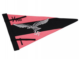 WWII NAZI GERMAN MILITARY LUFTWAFFE PENNANT FLAG