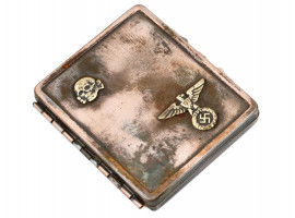 WWII NAZI GERMAN WAFFEN SS CIGARETTE CASE