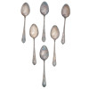 6 WWII NAZI GERMAN LUFTWAFFE SILVER PLATED SPOONS PIC-1