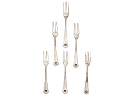 SET OF 6 WWII GERMAN REICH CHANCELLERY FORKS LOT