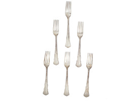 SET OF 6 WWII GERMAN REICH CHANCELLERY FORKS LOT