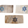 WWII HOLOCAUST JEWISH GHETTO ARMBANDS 3 PCS PIC-0