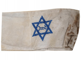 WWII HOLOCAUST JEWISH GHETTO ARMBANDS 3 PCS