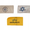 WWII HOLOCAUST JEWISH GHETTO POLICE STRIPES 3 PCS PIC-0