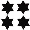 WWII HOLOCAUST JEWISH MAGEN DAVID ARMBANDS 4 PCS PIC-1