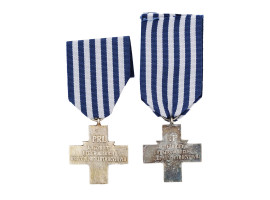 TWO POLISH AUSCHWITZ CAMP CROSS CIVIL AWARDS