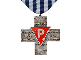 TWO POLISH AUSCHWITZ CAMP CROSS CIVIL AWARDS