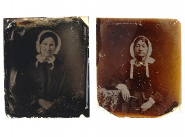 USA OLD WEST 1850S AMBROTYPE PORTRAITS OF WOMEN