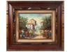 MID CENT LANDSCAPE OIL ON BOARD PAINTINGS SIGNED PIC-1