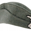 WWII NAZI GERMAN MILITARY SS TOTENKOPF FORAGE CAP PIC-0