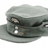 WWII NAZI GERMAN SS TOTENKOPF M43 FIELD CAP PIC-0