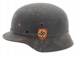 WWII NAZI GERMAN SS MILITARY HELMET STAHLHELM