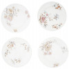 ANTIQUE RUSSIAN PORCELAIN FLOWER DECOR PLATES PIC-0