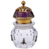 RUSSIAN GILT SILVER ENAMEL RUBY DIAMONDS BOTTLE PIC-0