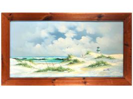 AMERICAN SEA LANDSCAPE OIL PAINTING BY WINSTIN