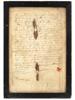 ANTIQUE ENGLISH HISTORICAL HANDWRITTEN LETTER PIC-0